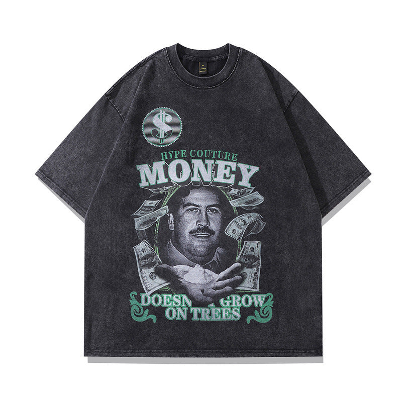 Men's T-Shirt Character Print Loose Vintage