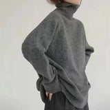 Women Pullover Sweater Loose Knitted Slimming
