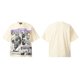 Hellstar T Shirt Iverson, James Star vintage short sleeve T-shirt