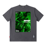 Men T-Shirt Hip Hop Summer Loose