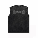 Purple Brand Distressed Tank T Shirts Distressed Sleeveless T-shirt Vest