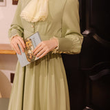 Betty Draper Valentine's Day Dress Retro Elegant Tea Green Dress