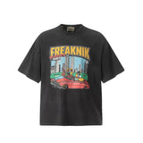 Unisex T-Shirts Anime Car Print GALLERY DEPT Old T-Shirt
