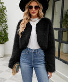 Women Fur Jacket Fashion Casual Faux Fur Coat