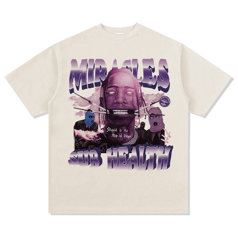 Unisex T-Shirt Printed T-Shirt, Loose