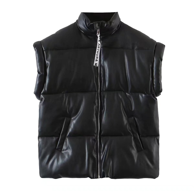 Women Cotton Coat Fashion Thickened Warm Stand Collar