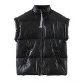 Women Cotton Coat Fashion Thickened Warm Stand Collar