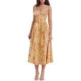 Women Dress Hot Girl Summer Floral French Style