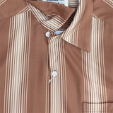 GUILTYPARTIES TIGER Shirts checked striped Hawaiian long-sleeved shirt