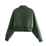 Women Cotton Coat Fashion Bomber Jacket