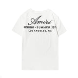 Amiri T Shirt Embroidered Lettered Casual Short-Sleeved T-shirt Men