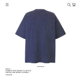 American vintage street T-shirt pure cotton men's and women's summer loose