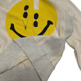 Kapital Hoodie Hitian Hehong Hoodie Pullover Drawstring Loose Printed Long Sleeve Smiley Sweater