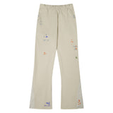 Gallery Dept Sweatpants Hand Painted Ink Splashing Graffiti Splicing Contrast Trousers