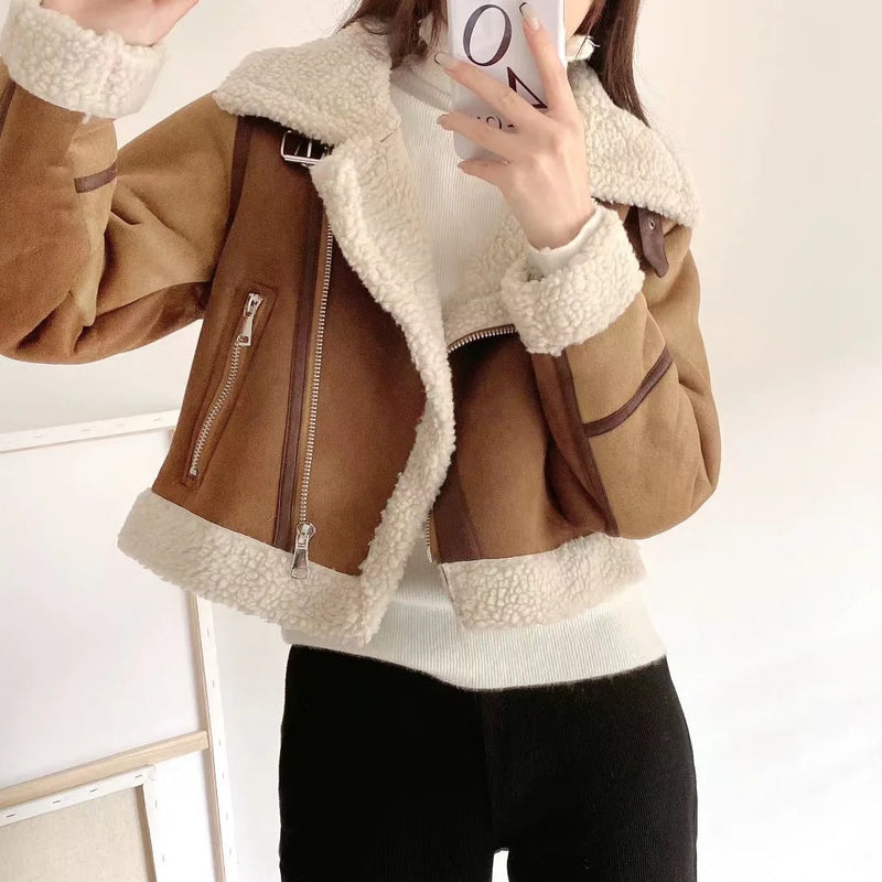 Women Cotton Coat Winter Fashion Casual Fleece