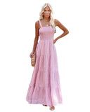Women Dress Summer Lace-up Temperament Dress