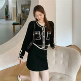 Women Knitted Cardigan Loose Temperament Sweater