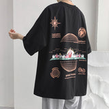 Men T Shirt Summer Loose Hip Hop Fashion