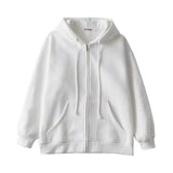 Women Hoodie Fleece-lined Thick Loose Warm