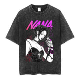 Japanese Manga Black Stones Nana Osaki Vintage Washed Tee