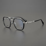 CHH Chrome Hearts Glasses Collector's Edition Double Beam Large Frame Ultra Light Pure Titanium Glasses Frame
