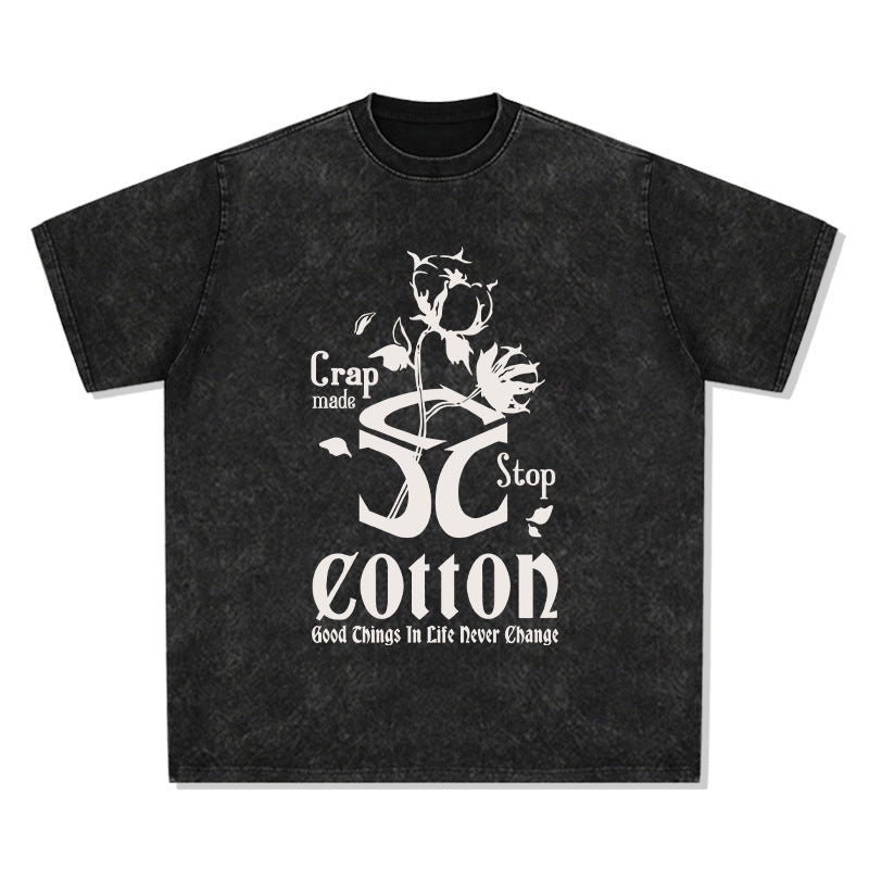 Unisex T-Shirt Retro T-Shirt Cotton T-Shirt