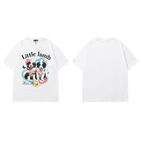 Men T-shirt Border Collie Printed T-shirt Loose Casual