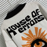 House Of Errors T-Shirt Eye of Truth football T-shirt lapel half-sleeve sweater knitted sweater