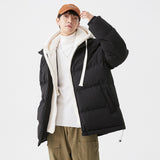 Women Cotton Coat Fake Two-Pieces Coats Thickened