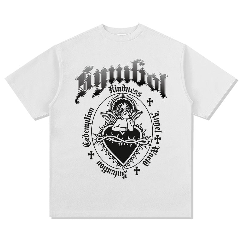 Unisex T Shirt Short Sleeve T-Shirt Top Loose