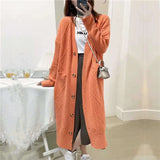 Women Knitted Cardigan Loose Fashion Sweater