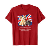 Inspired by Queen's Platinum Jubilee 2022 Elizabeth 70 Years T-shirt Th Anniversary Graphic Print Crew Neck Short Sleeve T-shirt