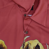 GUILTYPARTIES TIGER Shirts Skull Hawaiian Long Sleeve Shirt