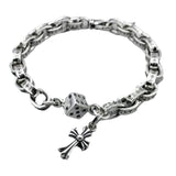 Chrome Heart Bracelet Dice Pendant Chain