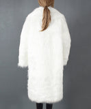 Women Fur Jacket Long Plush Warm Jacket