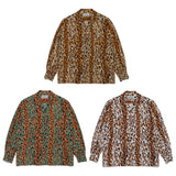 GUILTYPARTIES TIGER Shirts 22AW LEOPARD OPEN Long Sleeve Shirt