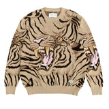 GUILTYPARTIES TIGER Sweater crew-neck knitted sweater