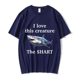 I Love This Creature The Shart Shark Funny Meme T Shirts Men