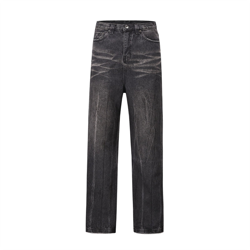 Men Jeans Worn Loose Casual