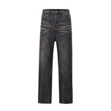 Men Jeans Worn Loose Casual