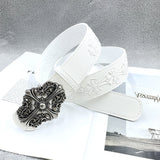 Chh Chrome Heart Belt Embroidery Belt Male