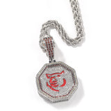 Jewelry Zodiac Pendant Copper Inlaid Zircon Luminous Animal Royalty