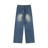 Men Jeans White Casual All-Match Loose
