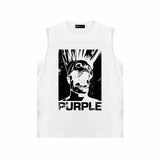 Purple Brand Tank T Shirts Sleeveless T-shirt Vest