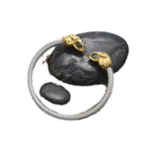 Bracelet Hip Hop Skull Bracelet Fashion Stainless Steel Bracelet Jesus Pieces Crosses Egypt Pieces