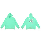 CHH Chrome Heart Hoodie Crowe Sweater High Street Graffiti Zebra Hooded Loose