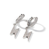 Earrings Zircon Lightning Pendant Earrings Spectrum