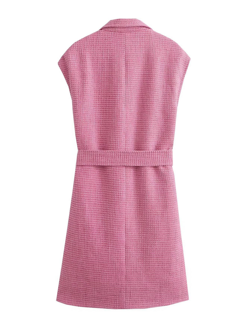 Women Vest Temperament Suit Waistcoat Dress