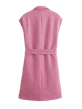 Women Vest Temperament Suit Waistcoat Dress