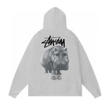 Stussy Hoodie Fall/Winter Fleece Hooded Sweater